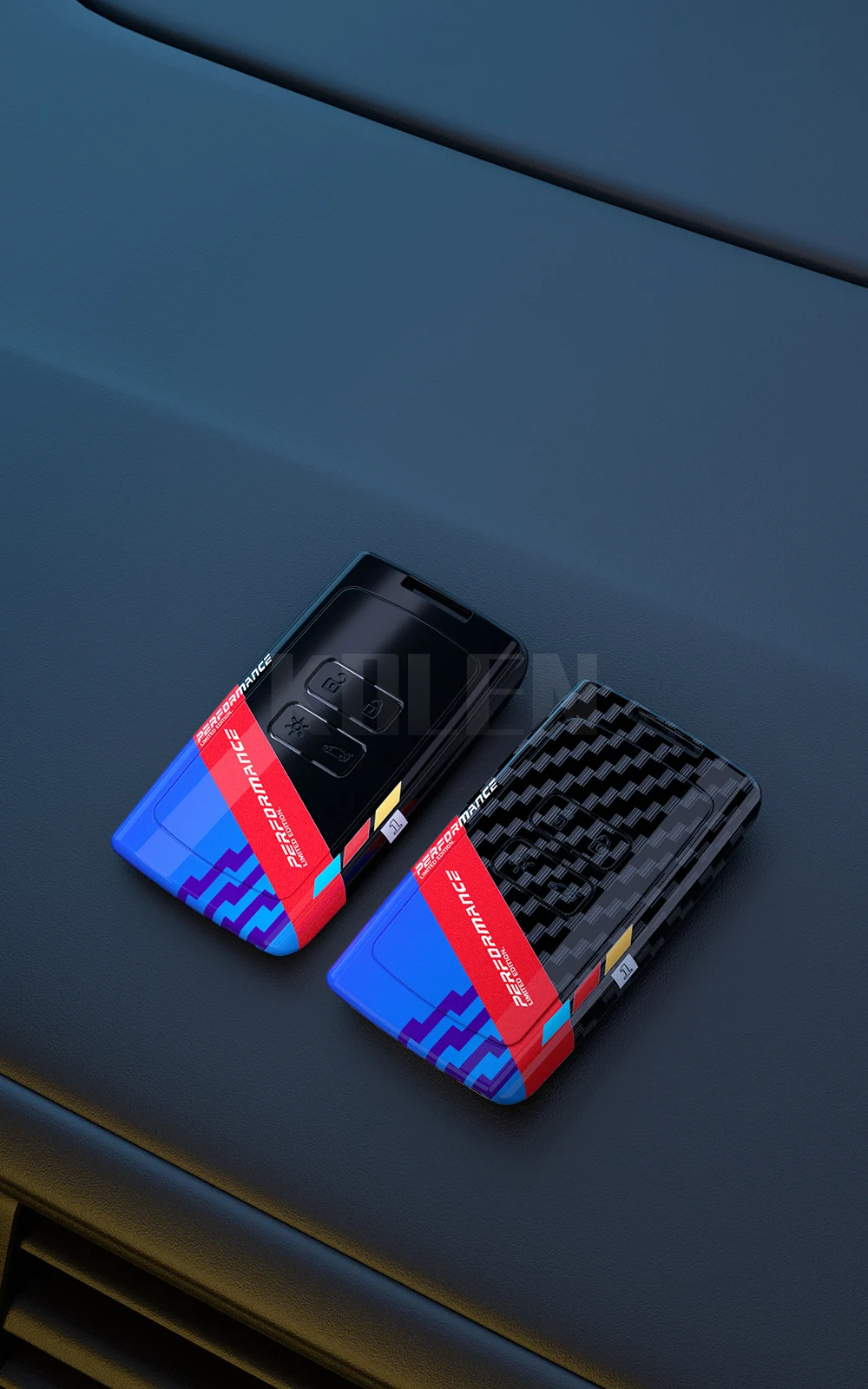 Detalle de la funda para llave