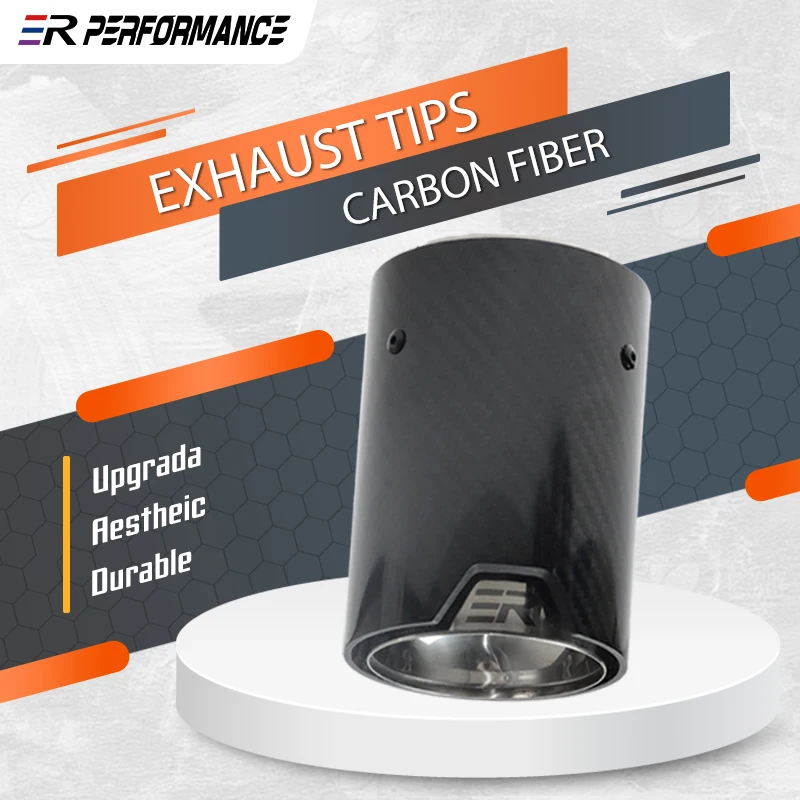 Punta de escape SUMSOO de carbono para BMW M2 F87, M3/M4 F80-F83