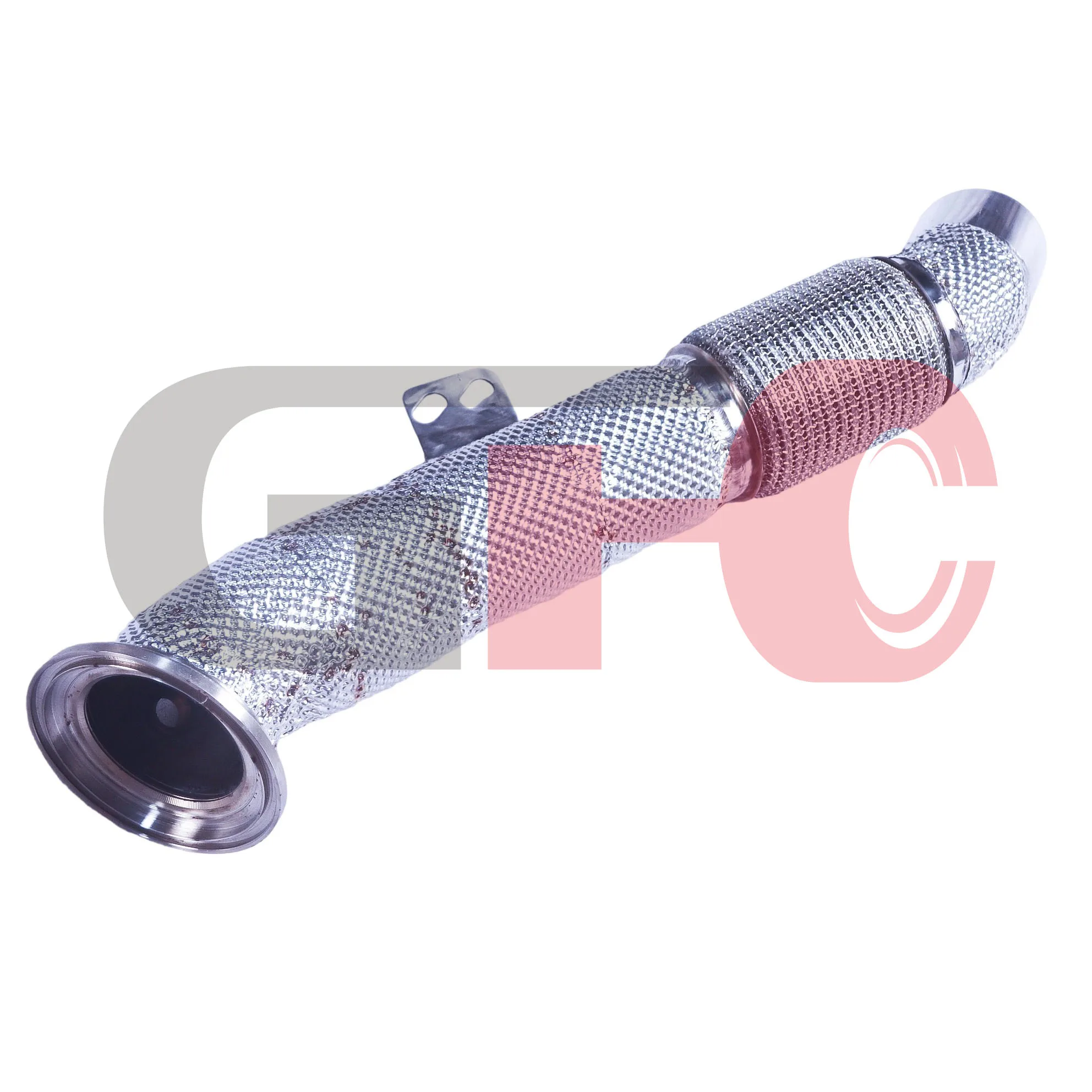Downpipe catless 3,5" acero inoxidable BMW M340i M40i B58 3.0T - imagen 2