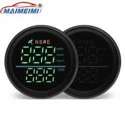Velocímetro GPS digital 52 mm impermeable con antena para coche