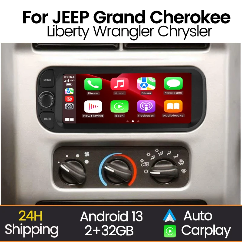 Radio Android Auto MEKEDE para Jeep Grand Cherokee, Liberty y Wrangler