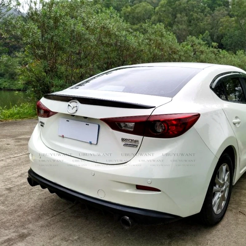 Alerón trasero ABS para Mazda 3 Axela Sedán de 4 puertas (2014-2017)