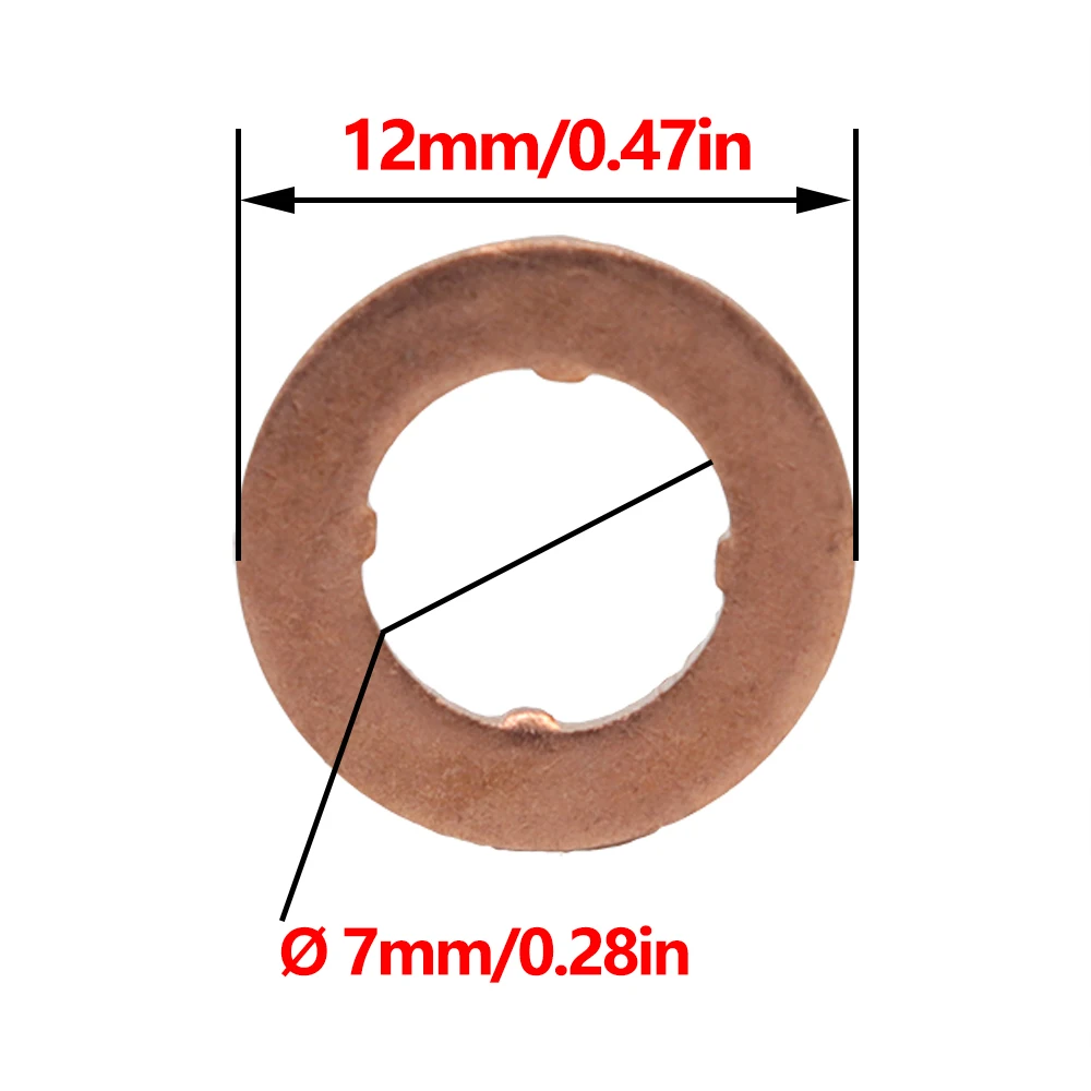 Kit juntas tóricas de cobre para inyector diésel – Audi VW 1.6 - imagen 3