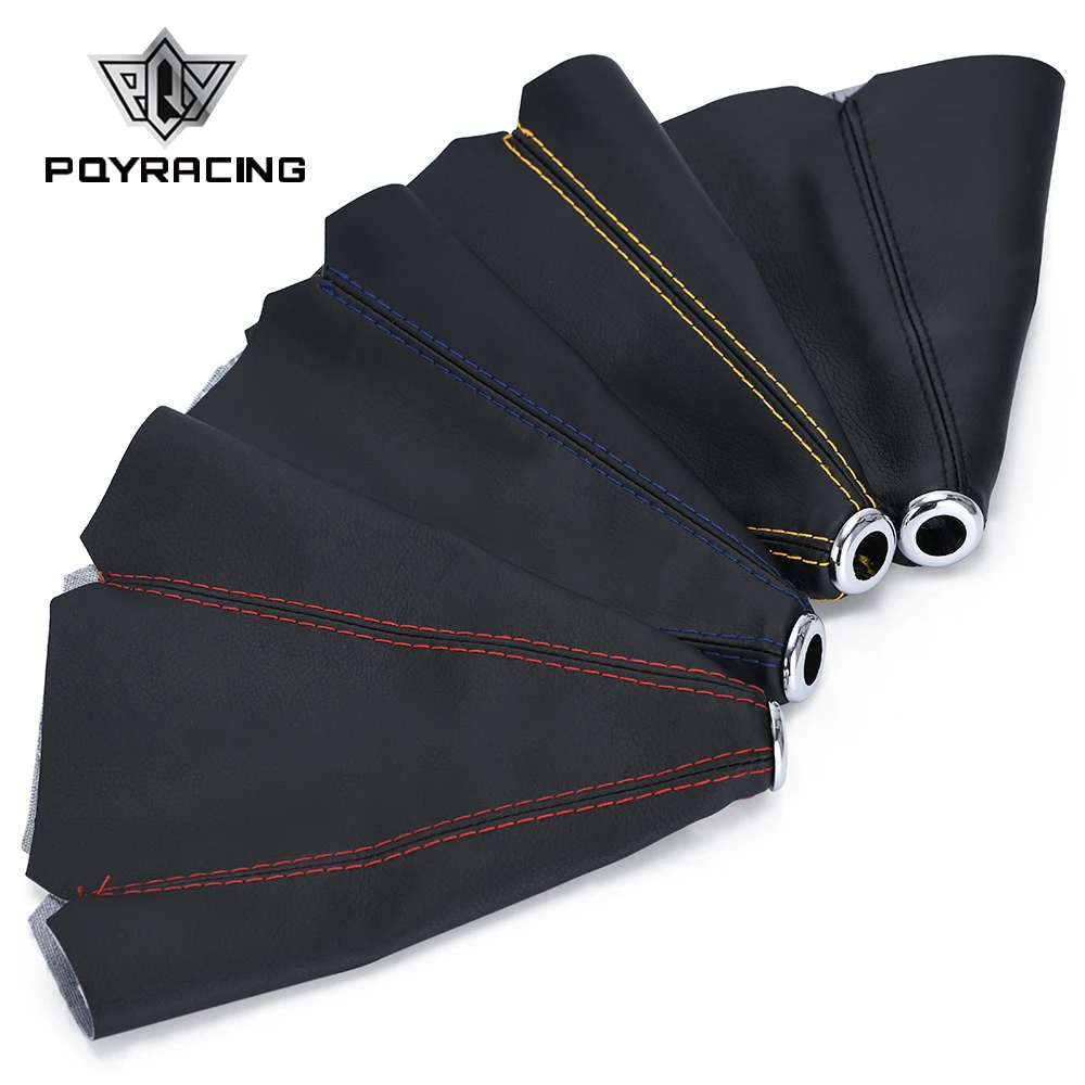 Funda protectora cuero y fibra de carbono para palanca cambios 16mm