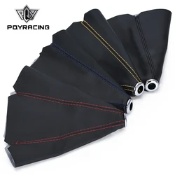 Funda protectora cuero y fibra de carbono para palanca cambios 16mm