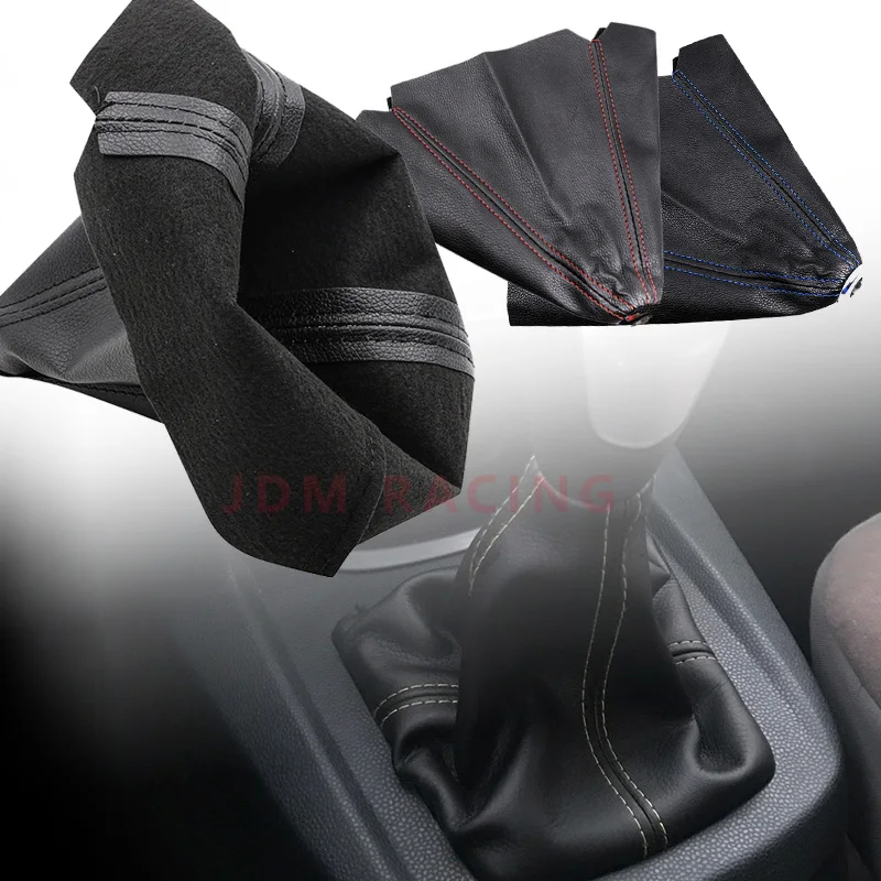 Collar cambio cuero PU universal – perilla bota coche