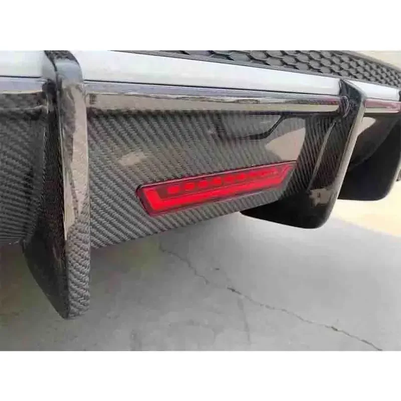Difusor parachoques trasero fibra de carbono Audi A4 B9 2017-2019 - imagen 3