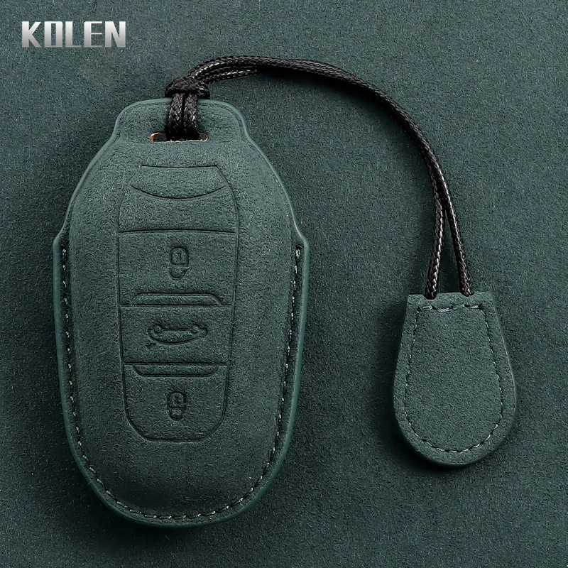 Funda cuero llave Peugeot 308 3008 5008 Citroen C4 DS - imagen 4