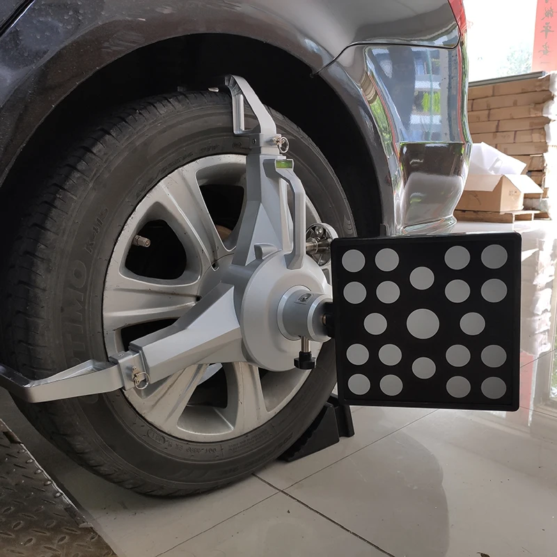 Kit abrazadera de rueda 3 puntos para alineador universal
