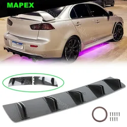 Alerón trasero de carbono para Mitsubishi Lancer – spoiler labio fibra