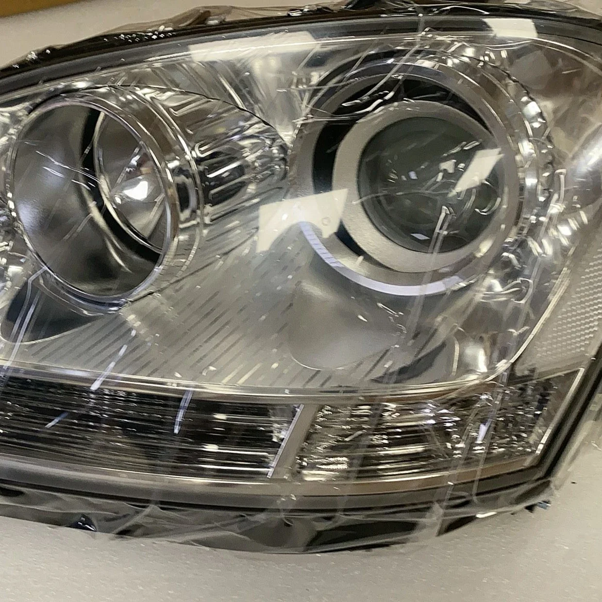 TYC Faro delantero cromado plata Mercedes W164 ML280/320/350 2009-2011 - imagen 2