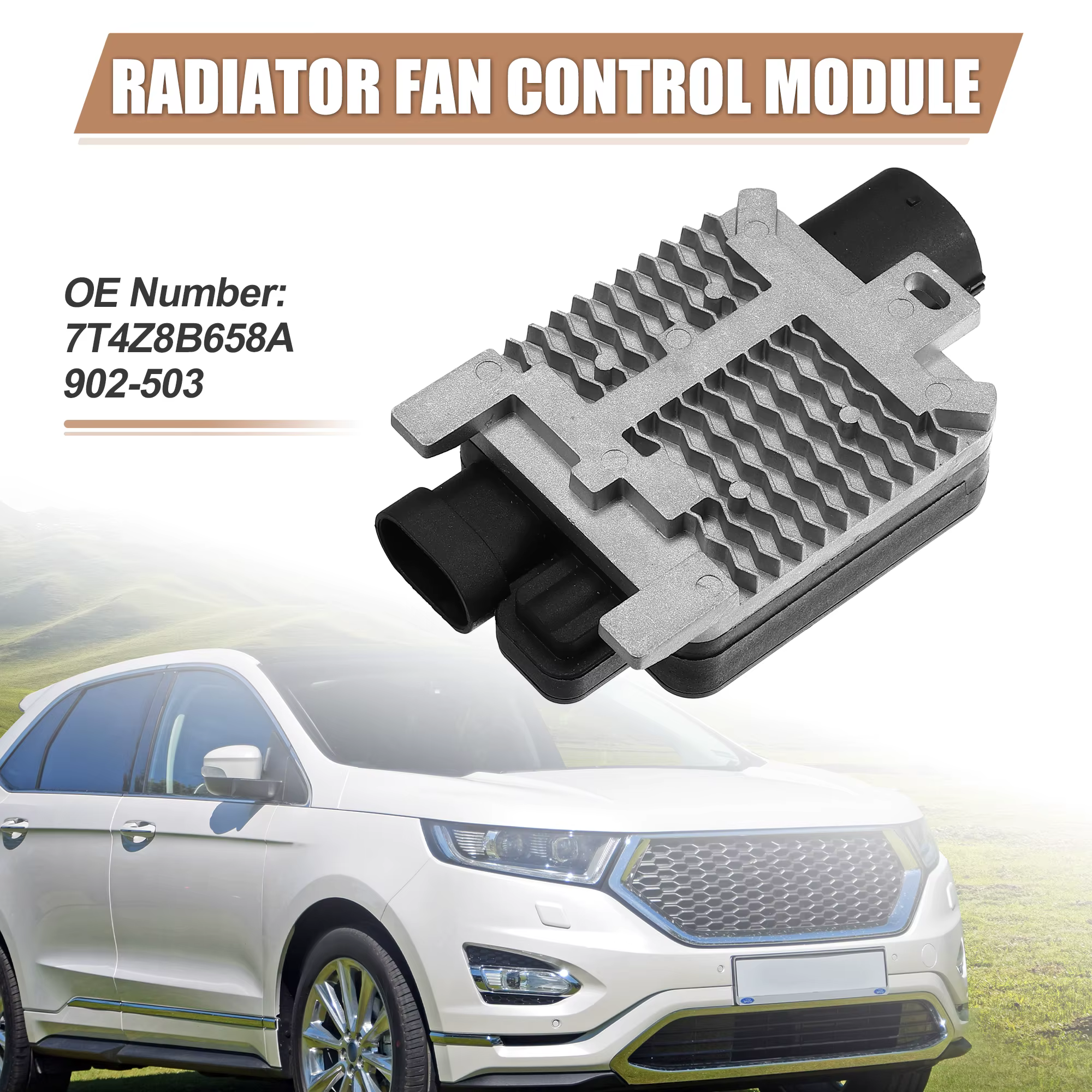 Módulo de control del ventilador UXCELL para Ford Edge y Lincoln MKX - imagen 2