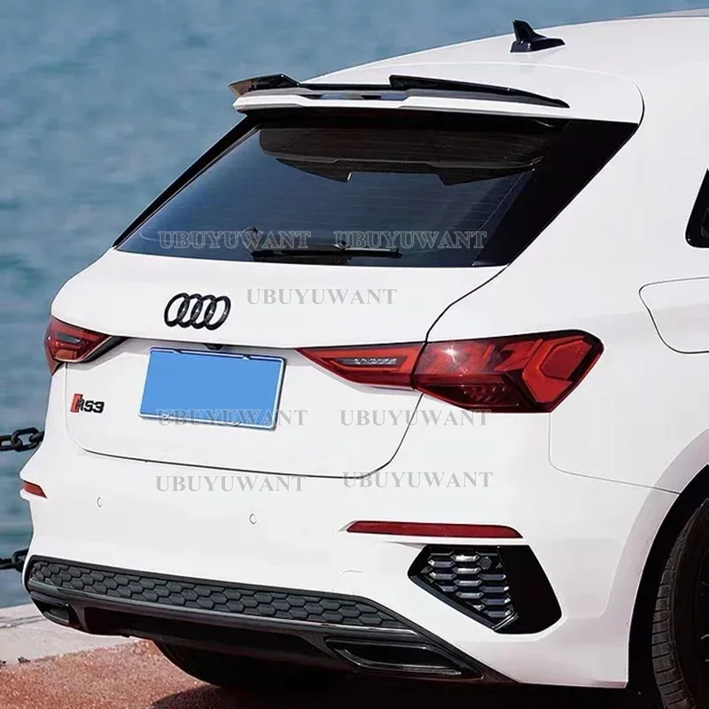 Alerón trasero deportivo ABS sin pintar para Audi A3 Hatchback 2021 - imagen 3