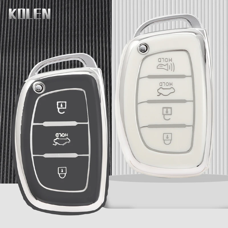 Funda de TPU para llave Hyundai Tucson, Santa Fe y otros modelos - imagen 3