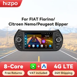 Radio Android 1 DIN Hizpo 7" para Fiorino/Nemo/Bipper Carplay