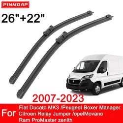 Escobillas limpiaparabrisas 26/22 para Fiat Ducato, Boxer y Jumper