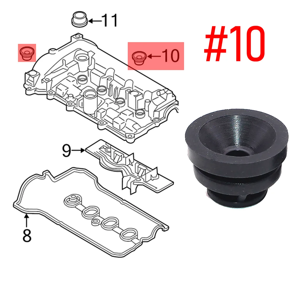 Arandela de goma para soporte de motor – Mazda CX-5 KE/KF - imagen 2