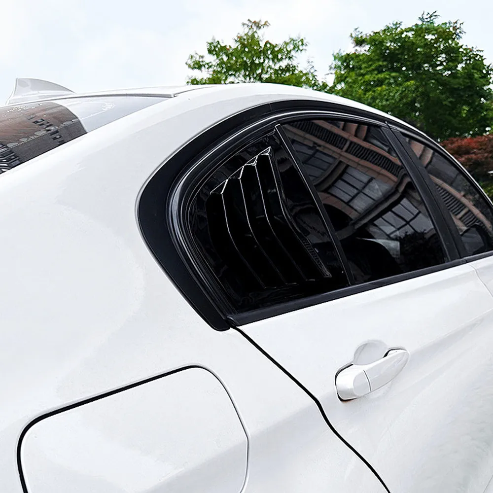 BMW embellecedor ventilación trasera F30 318i 320i 325i negro carbono - imagen 5