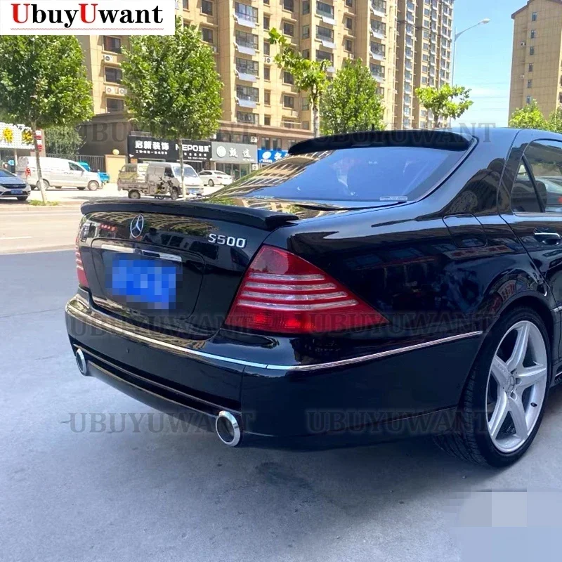 Alerón techo negro brillante para Mercedes Clase S W220 (1998-2005)