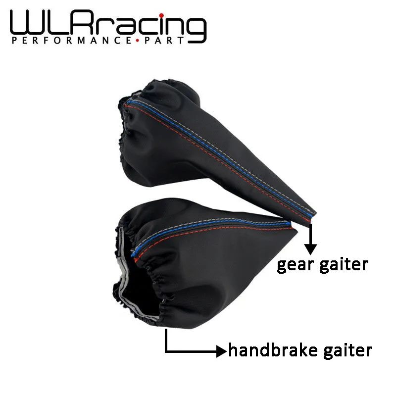 WLR RACING Palanca de cambios BMW E36/E46 con bota de cuero - imagen 2