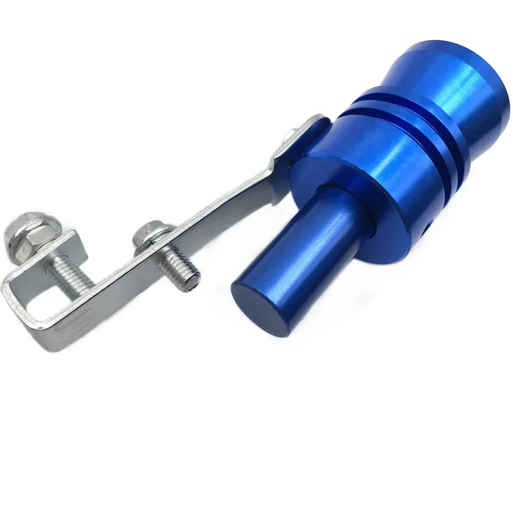 Silbato de escape whistle turbo azul XL en aluminio para coche - imagen 3