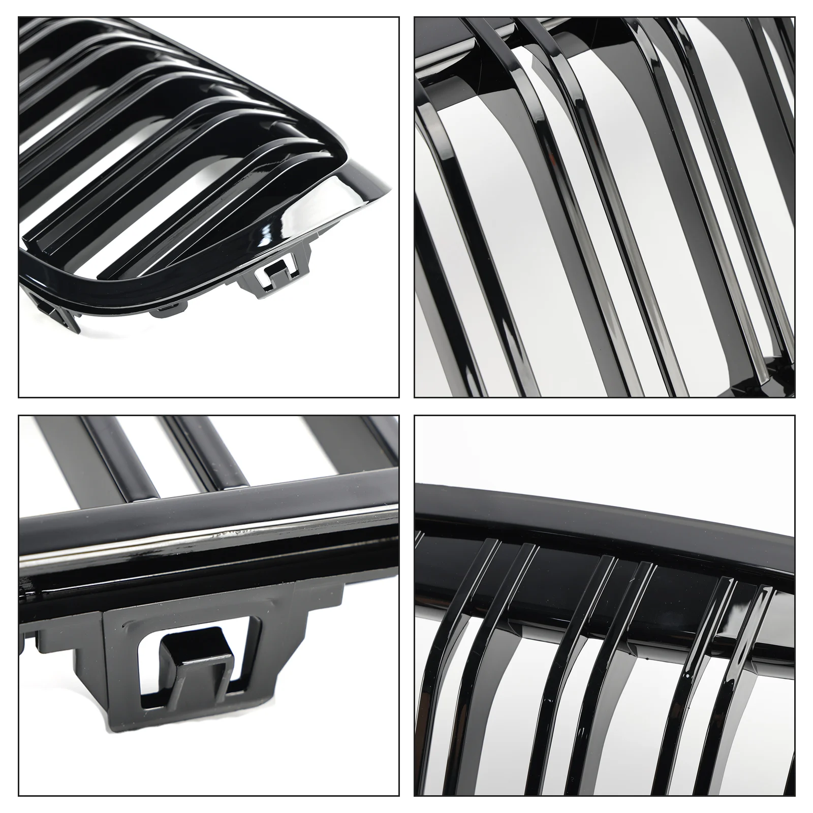 Rejilla riñón BMW Serie 2 F45 F46 Gran Tourer negro brillante - imagen 5