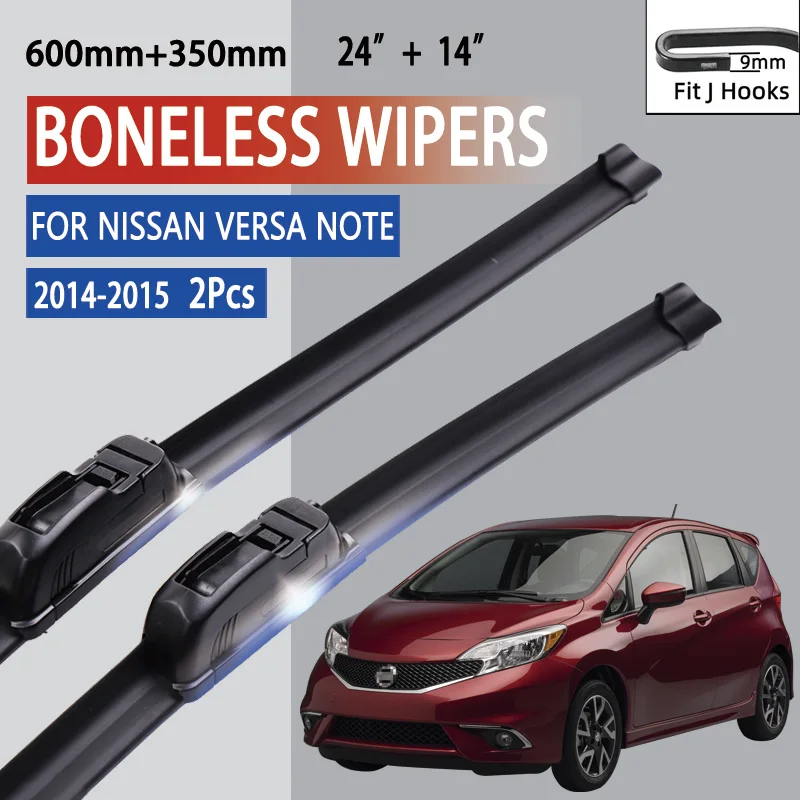 Limpiaparabrisas plano goma sin hueso – Nissan Versa Note 2014-15