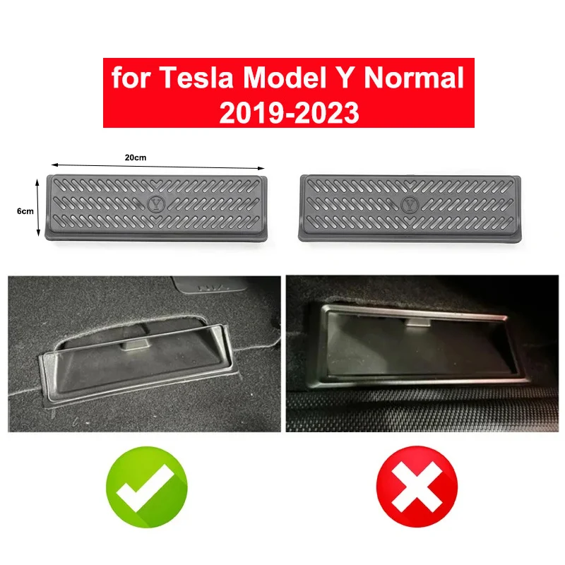 Protector de ventilación bajo el asiento para Tesla Model Y 2024 - imagen 5