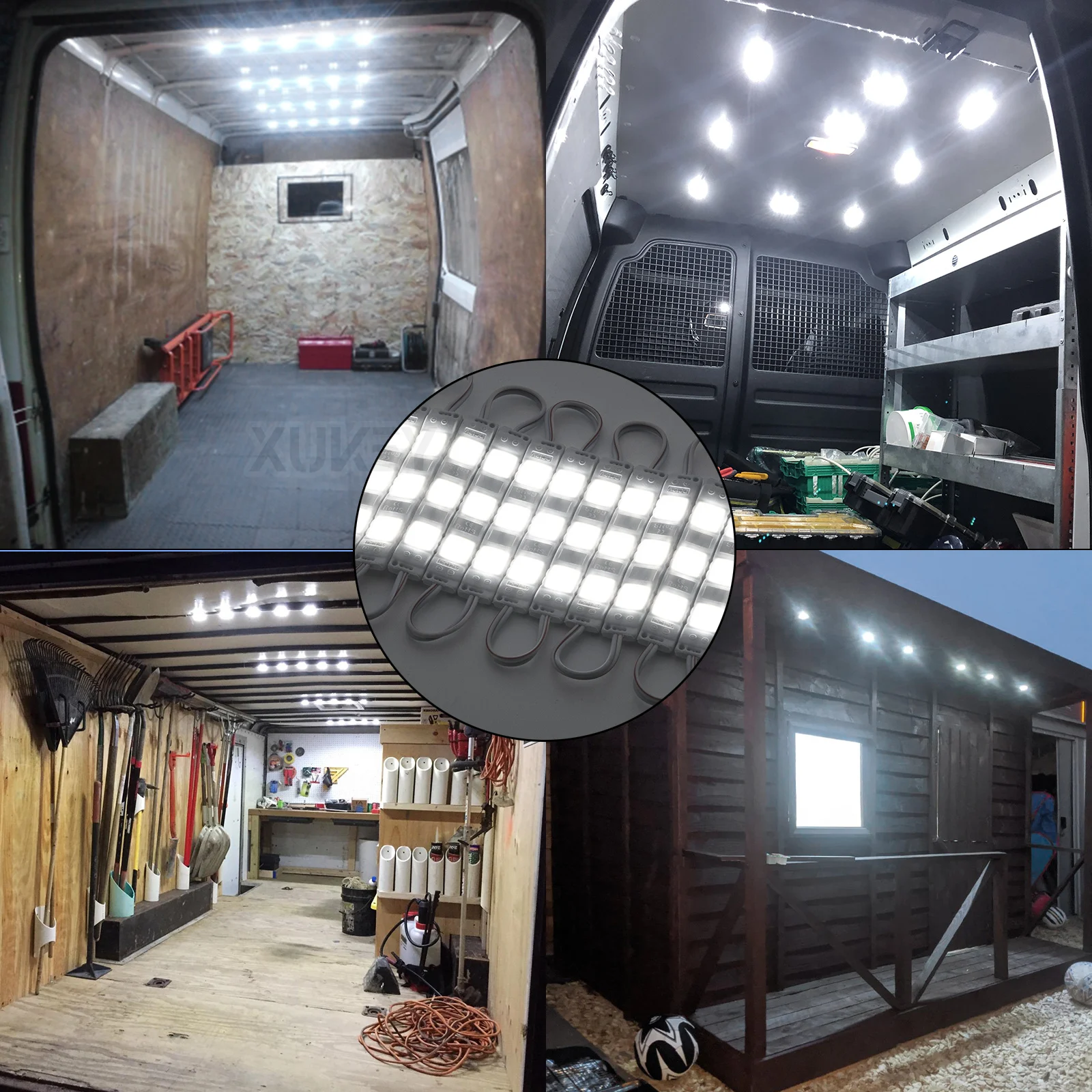 Kit luz interior LED blanca para VW Caddy, Transit y Movano - imagen 5