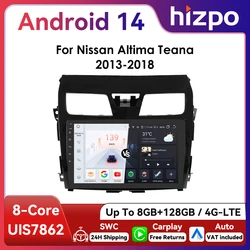 Autoradio 2DIN Android 13 Nissan Altima 2013-2018 CarPlay GPS