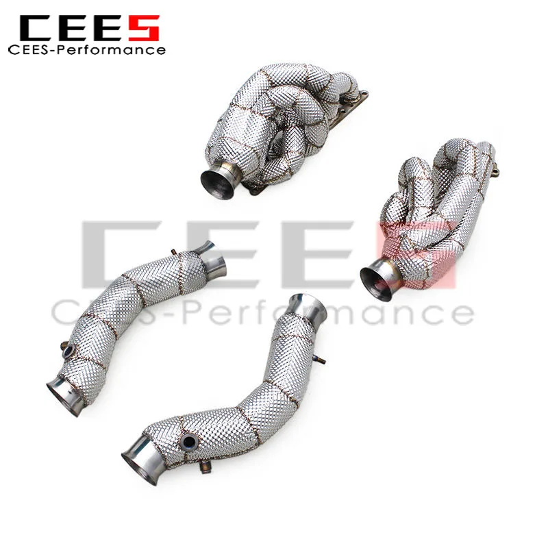 Tubo bajada escape CEES acero inoxidable para Lamborghini Gallardo 5.0 - imagen 2