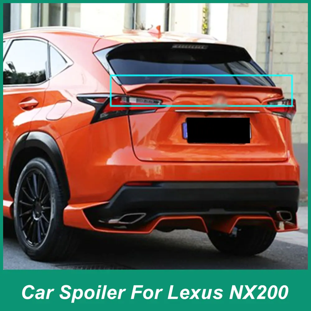 Alerón trasero Lexus NX 2015-2017 ABS negro carbono tapa equipaje