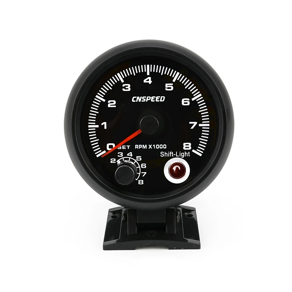 Tacómetro 80 mm 0-8000 rpm para motores de 4, 6 y 8 cilindros