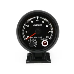 Tacómetro 80 mm 0-8000 rpm para motores de 4, 6 y 8 cilindros