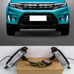 Luz diurna LED con intermitente amarillo para Suzuki Vitara 2015-2019