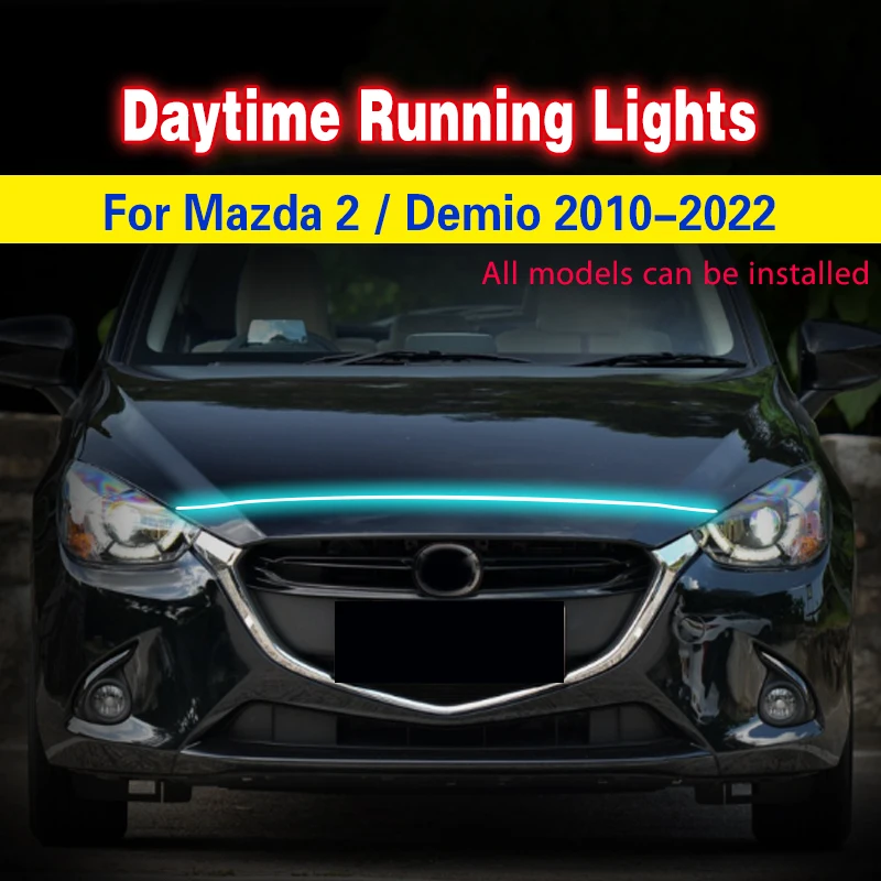 Luces DRL LED Mazda 2 Demio 2010-2022 antiniebla 12V