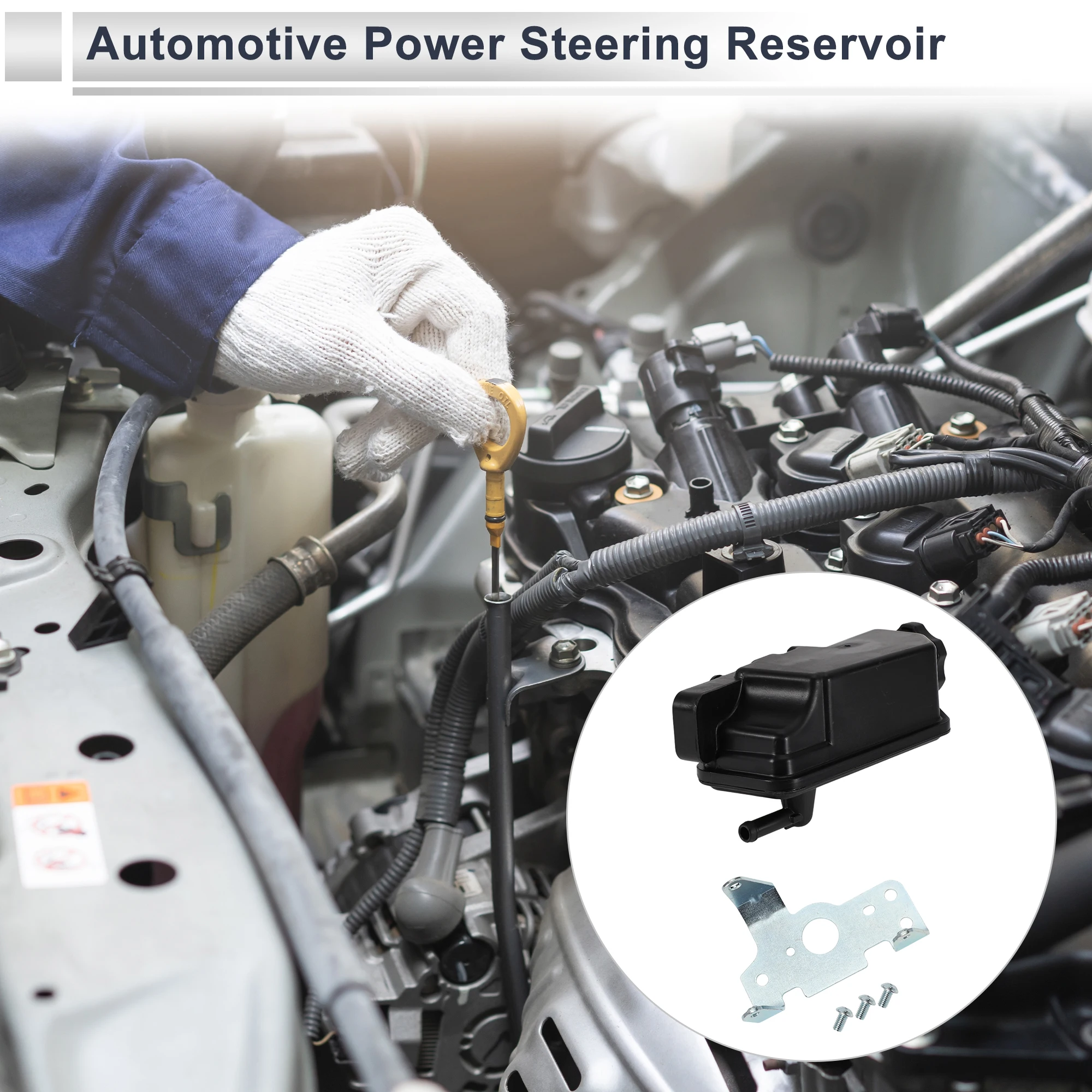 Depósito de dirección asistida UXCELL para Jeep Grand Cherokee 2005-2007 No.52089339AC 1 pieza