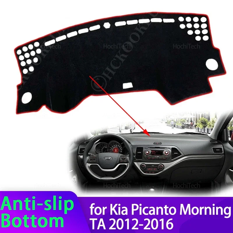 Alfombrilla de salpicadero para Kia Picanto Morning TA 2012-2016