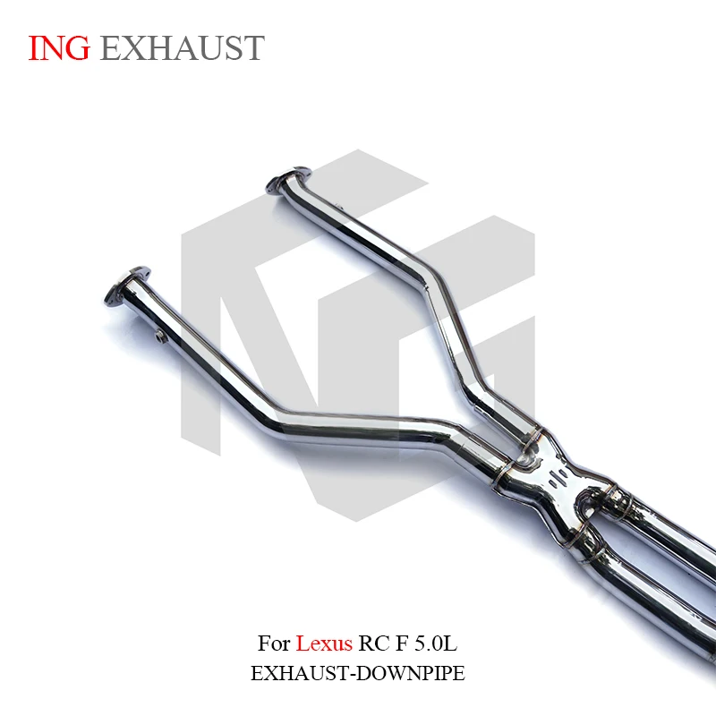 Tubo Catback de válvula de acero inoxidable ING para Lexus RCF 5.0L versión de carrera - imagen 4