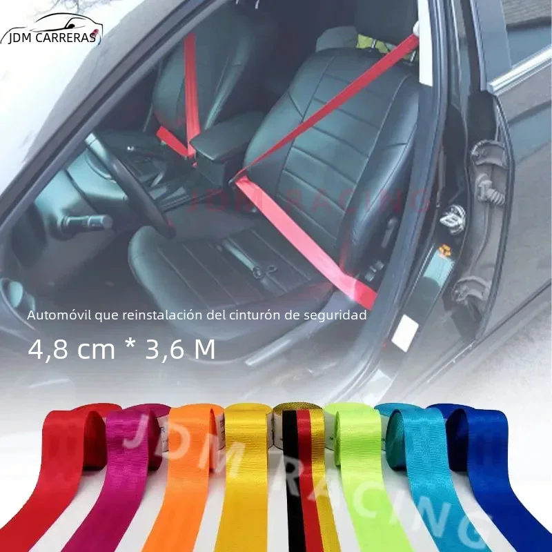 Arnés de seguridad reforzado universal para coche de carreras