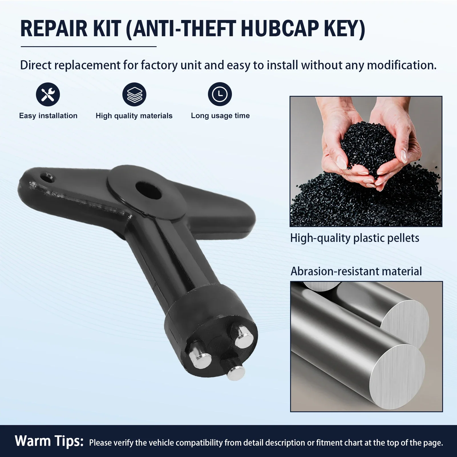 Tapacubo/cubierta antirrobo para cubo de rueda Renault (ref. 7700422600) - imagen 3