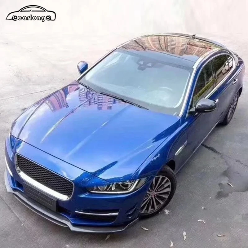 Proveedor profesional, labio delantero doble de alta calidad, adecuado para kits de carrocería de coche de fibra de carbono Jaguar XE XEL - imagen 4