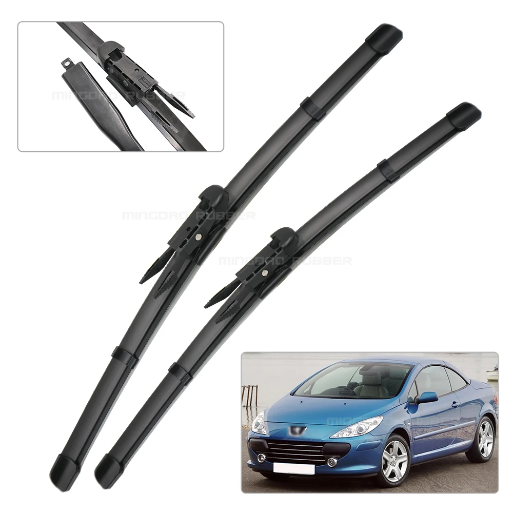 Escobillas limpiaparabrisas silenciosas 28" + 26" Peugeot 307 307CC 307SW - imagen 2