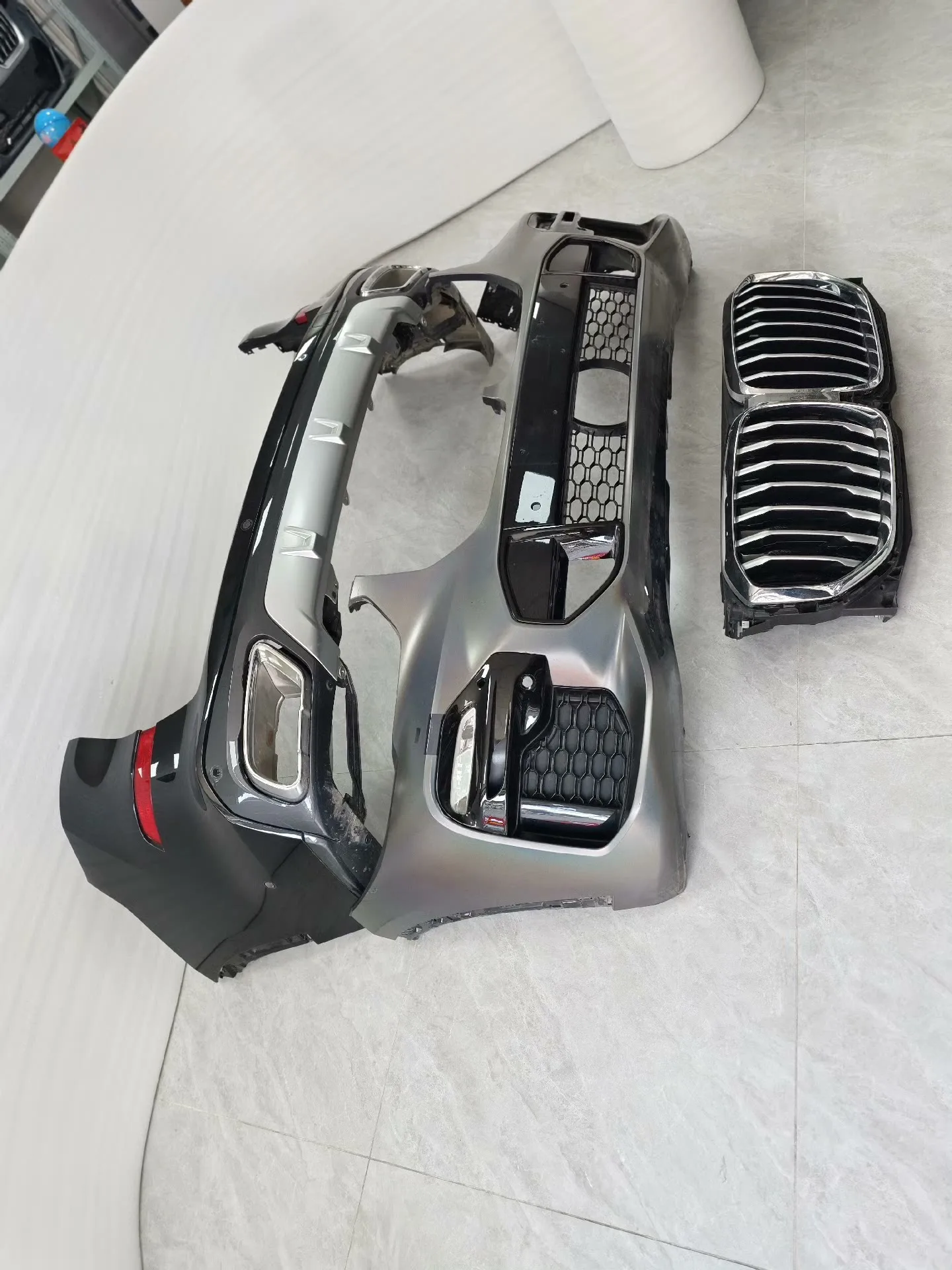 Parachoques delantero BMW X5 G05 Original labio y difusor trasero - imagen 5