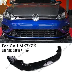 Alerón frontal MAXTON para VW Golf Mk7 GTI – protector parachoques deportivo