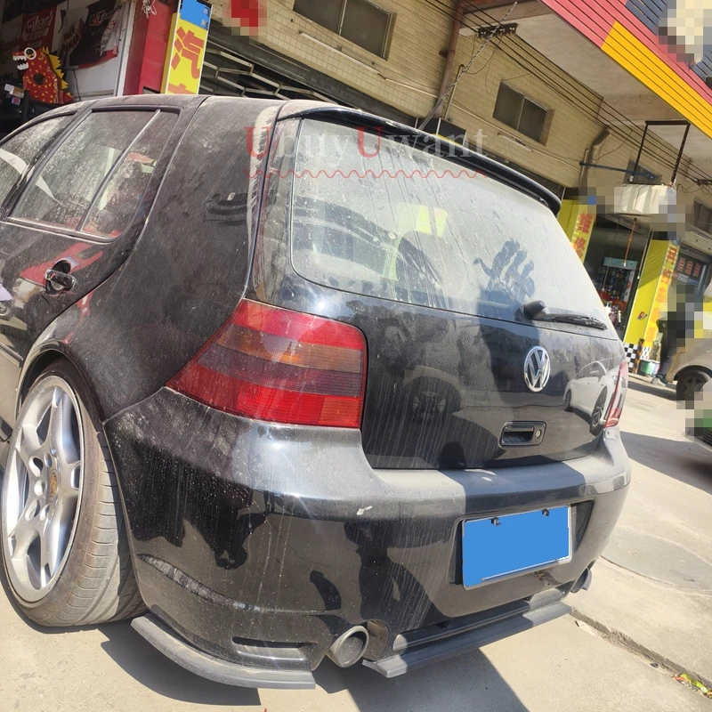 VW Alerón trasero PU gris estilo R32 Golf 4 MK4 1998-2004 - imagen 2