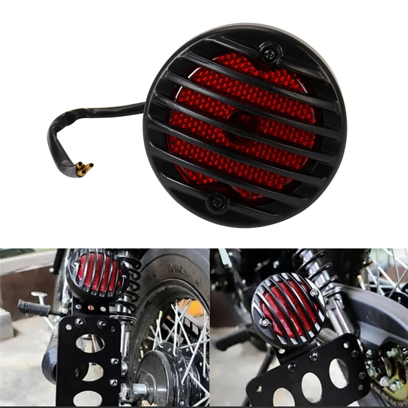 Soporte matrícula con luz trasera y luz de freno Honda Shadow - imagen 4