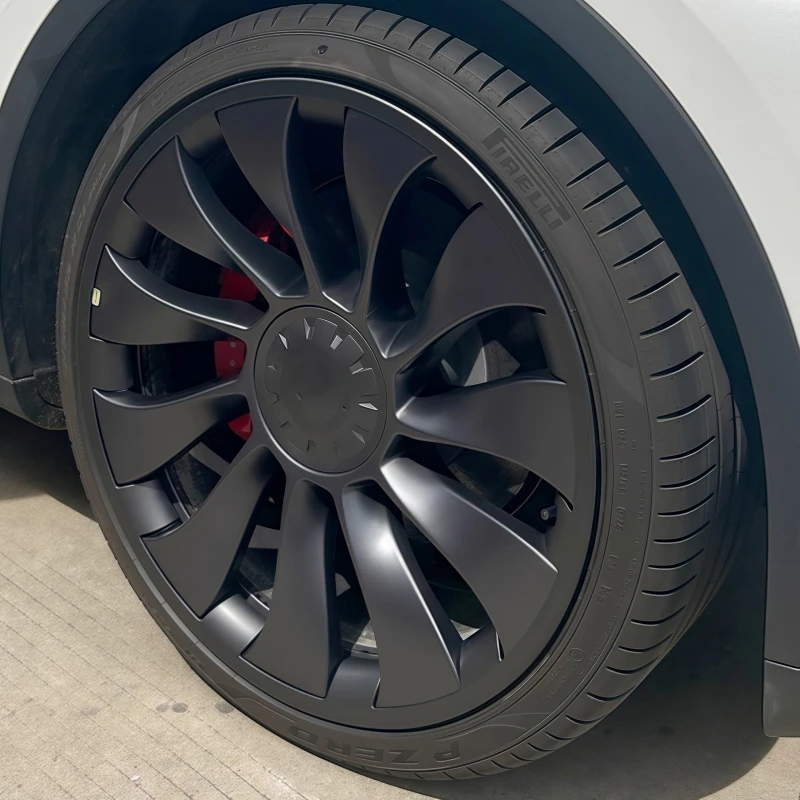 Tapas de buje Tesla Model Y 21 pulgadas, cubiertas de llanta - imagen 2
