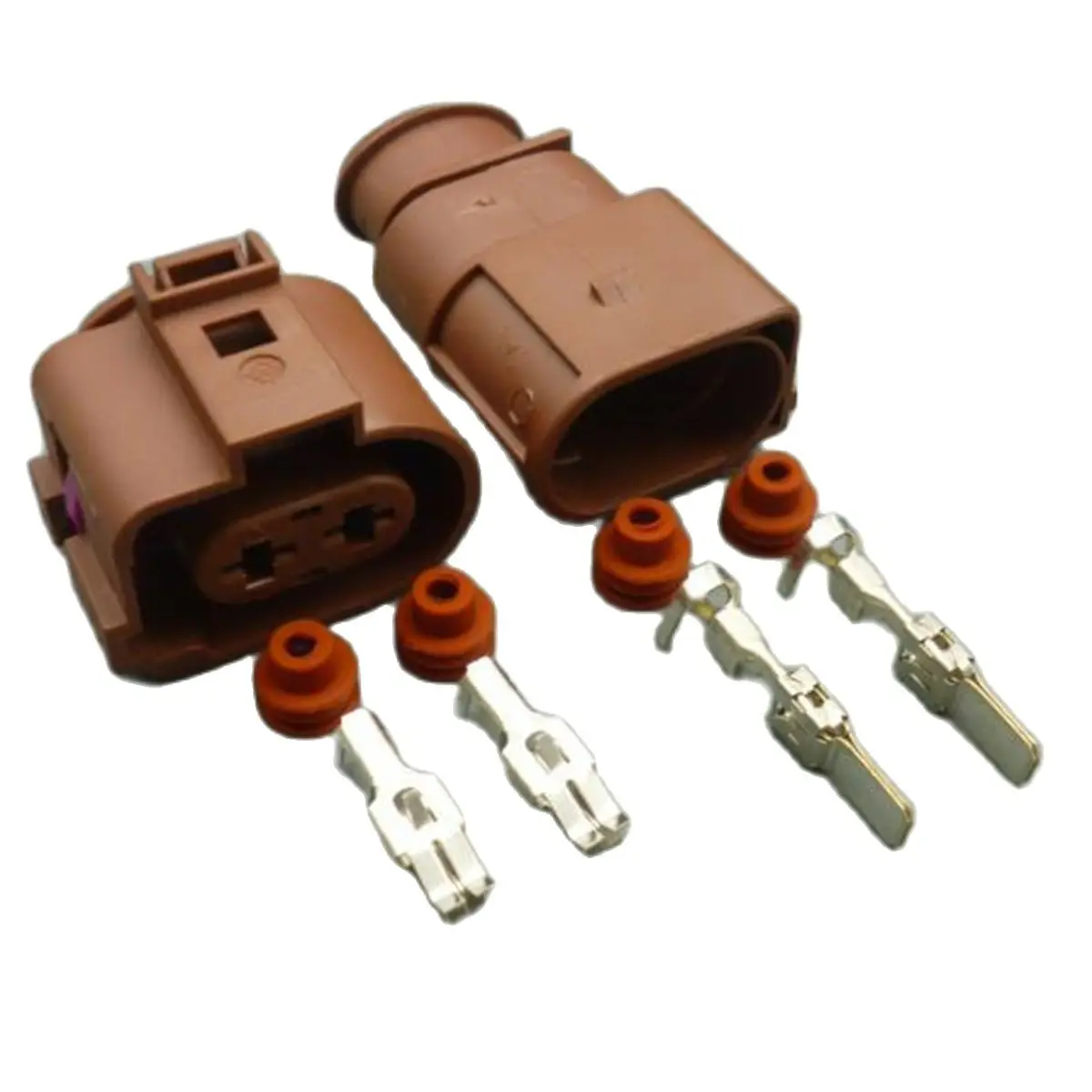 Conector automotriz sellado Shhworldsea de 2 pines y 6,3 mm