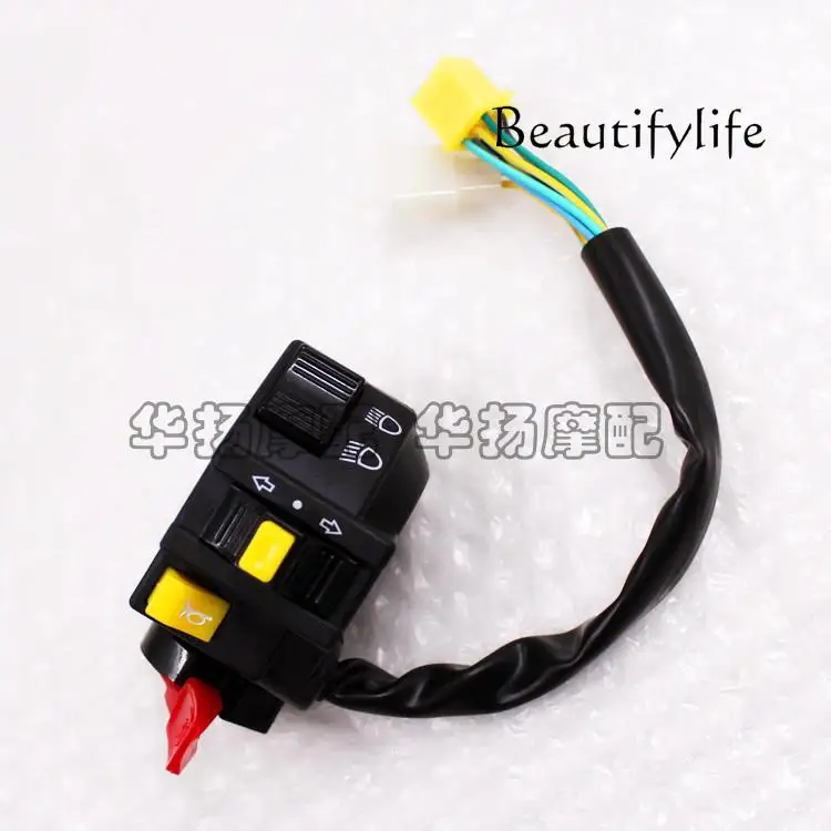 Interruptor combinado de manija izquierda y derecha de motocicleta SJ110-E-F - imagen 4